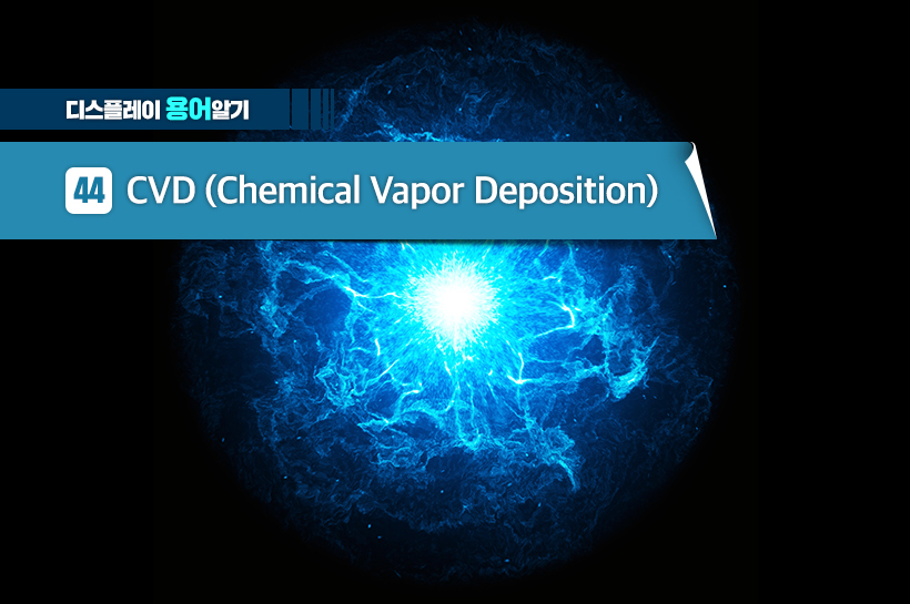 [디스플레이 용어알기] 44. CVD (Chemical Vapor Deposition) 증착