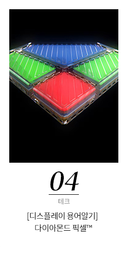 4. [디스플레이 용어알기] 90편: 다이아몬드 픽셀™ (Diamond Pixel™)