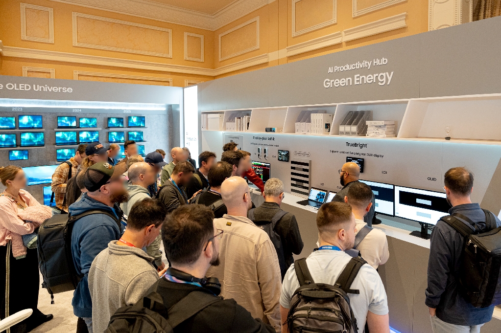 'CES 2026' 삼성디스플레이 전시 현장