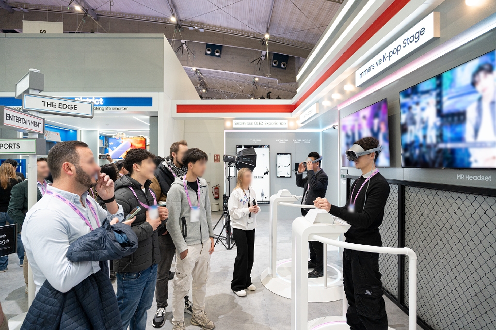 'MWC26' 삼성디스플레이 전시 현장