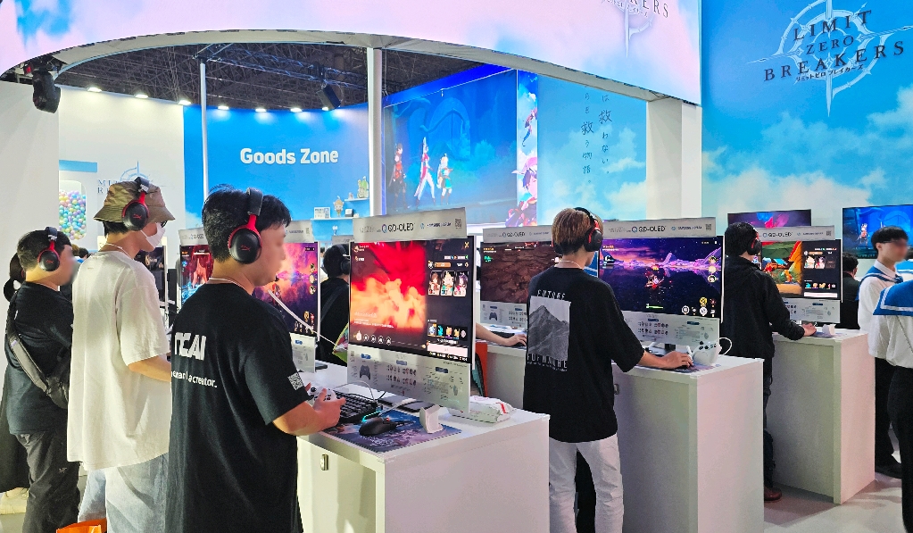 삼성D, '도쿄게임쇼'에서 엔씨소프트와 OLED 화질 체험 마케팅