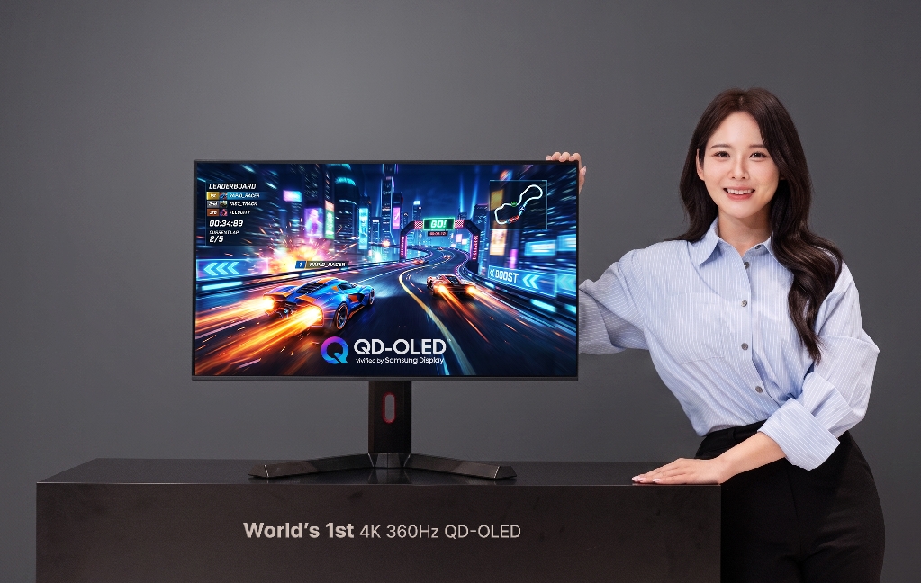 삼성D, 세계 최초 4K 360Hz 모니터용 QD-OLED 개발…'컴퓨텍스 2026'서 첫 공개