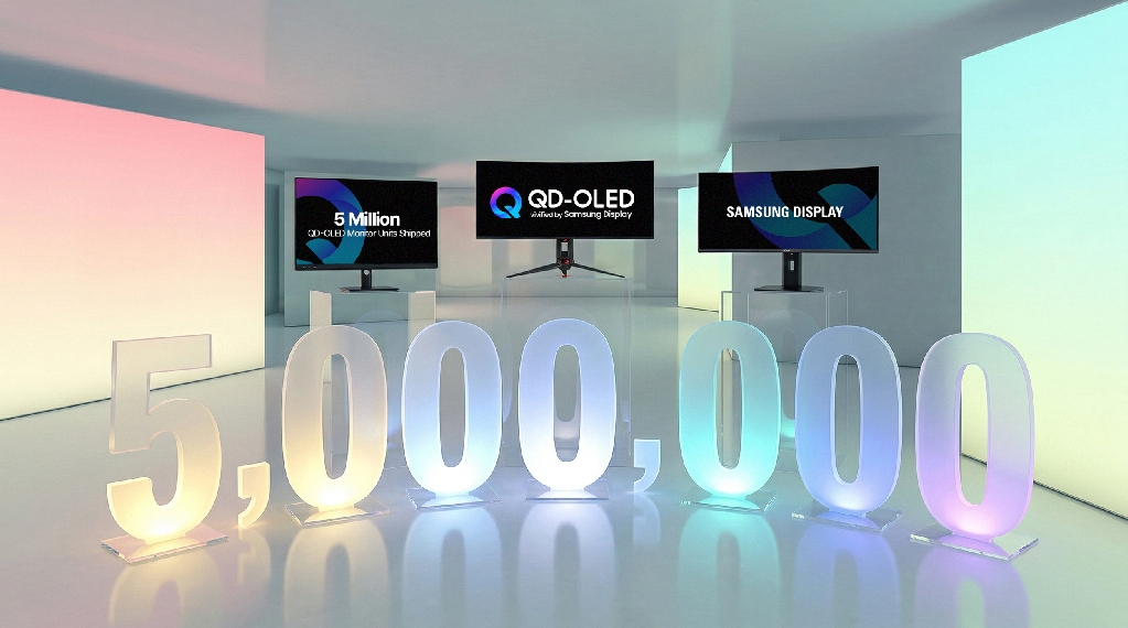 삼성디스플레이, 모니터용 QD-OLED 누적 출하 500만 대 달성