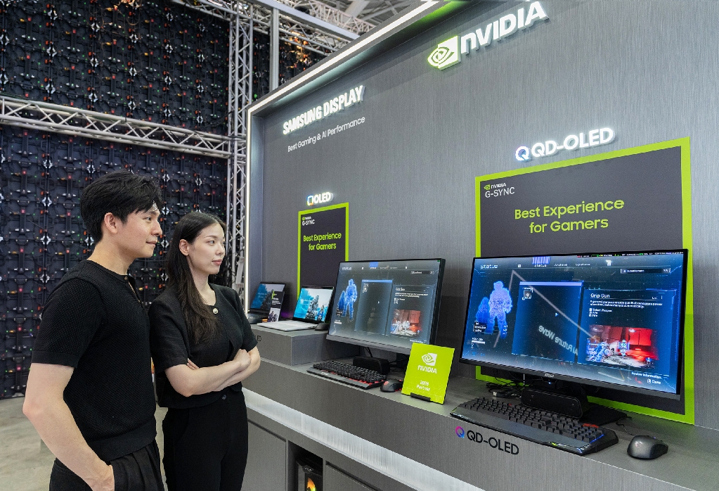삼성디스플레이, 엔비디아® 손잡고 궁극의 OLED 게이밍 화질 선보인다