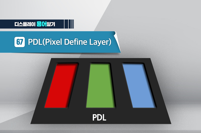 [디스플레이 용어알기] 67편: PDL(Pixel Define Layer)
