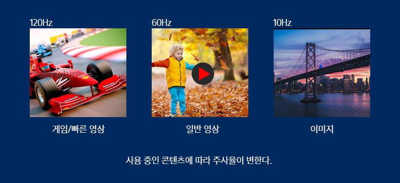 [디스플레이 용어알기] 88편: 가변주사율